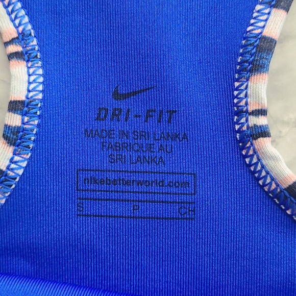 Blue Nike Sports Bra - Picture 4 of 4